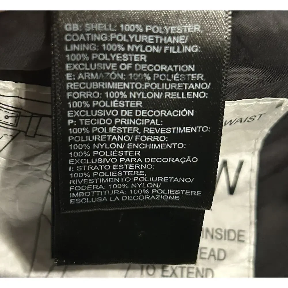 The North Face Ski Snowboard Pants Kids Boys 14 16 Large Black EZ Grow Insulated